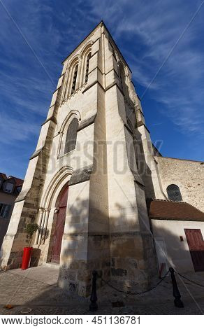 Saint Spire Corbeil Cathedral Is A Roman Catholic Church Located In The Town Of Corbeil-essonnes, Fr