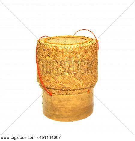 Kratip Rice - Bamboo Container For Holding Cooked Rice