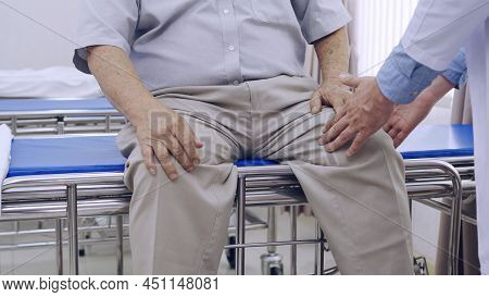 Doctor Talk With A Patient At Hospital. Health And Wellness.
