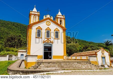 January 19, 2022. Florianopolis, Brazil. Church In Ribeirao Da Ilha, Florianopolis, Santa Catarina, 