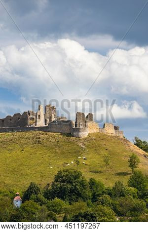 Ruins of Branc castle near Myjava, Slovakia