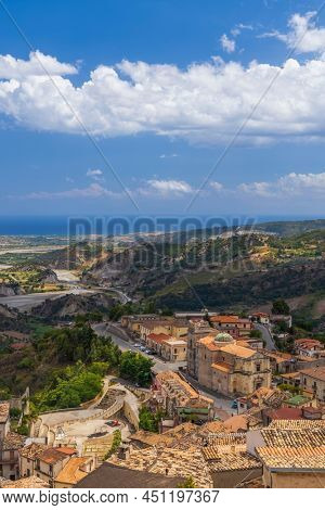 Stilo, old town in Calabria, Italy