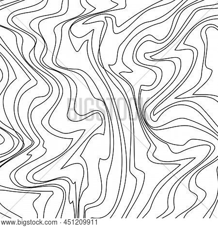 Print Abstract Stripes Zebra Glitch Isolated Background