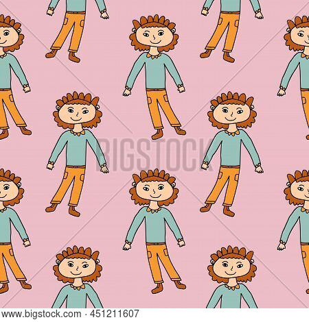 Cartoon Doodle Curly Vector & Photo (Free Trial) | Bigstock