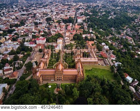 Aerial View Of Yuriy Fedkovych Chernivtsi National University, Ukraine