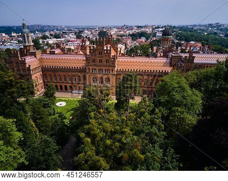 Aerial View Of Yuriy Fedkovych Chernivtsi National University, Ukraine