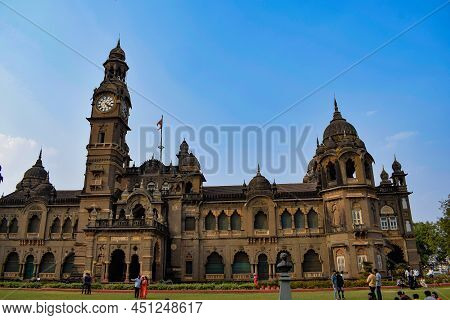 Kolhapur, India- February 2nd 2019; Stock Photo Of Beautiful Ancient Palace In Kolhapur City New Pal