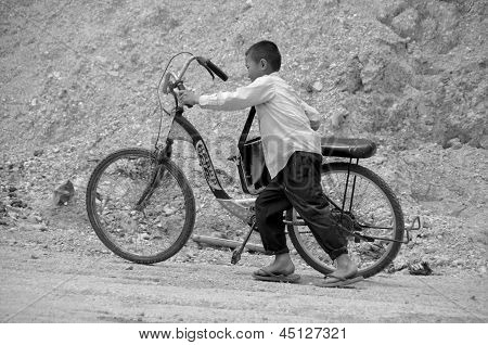 Laotische Hmong-Kinder