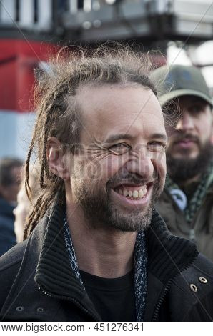 11-07-21,the Hague The Netherlands. Willem Engel A Dutch Activist Who Founded Viruswaarheid , A Coro