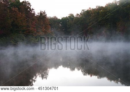 Boley Lake At Babcock State Park, In West Virginia