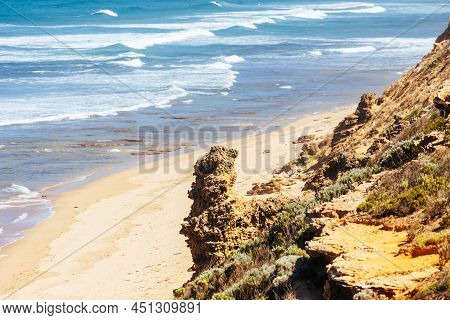 Thirteenth Beach At Barwon Heads In Australia
