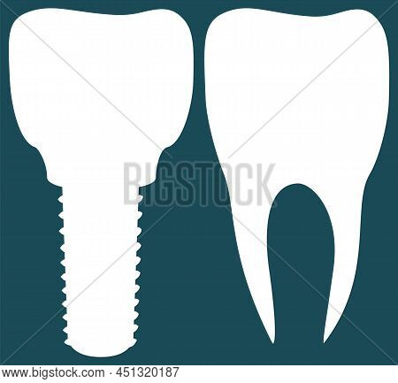 Single Mesh Human Tooth. Care And Hygiene Symbol Icon. Vector Dental Medical Illustration. Molar, To
