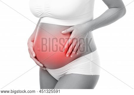 Pregnant Woman Has Pain In Her Stomach