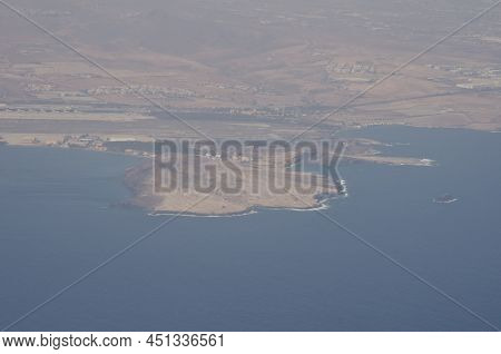 Aerial View Of The Gando Peninsula. Telde. Gran Canaria. Canary Islands. Spain.