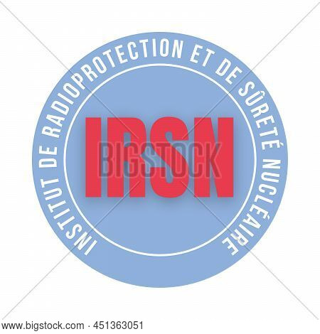Radioprotection And Nuclear Safety Institute Symbol Icon Called Irsn Institut De Radioprotection Et 