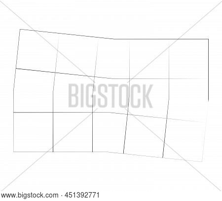 Mirrored, Tweaked Irregular Grid, Mesh, Grating And Lattice Geometric Vector Element, Pattern, Textu