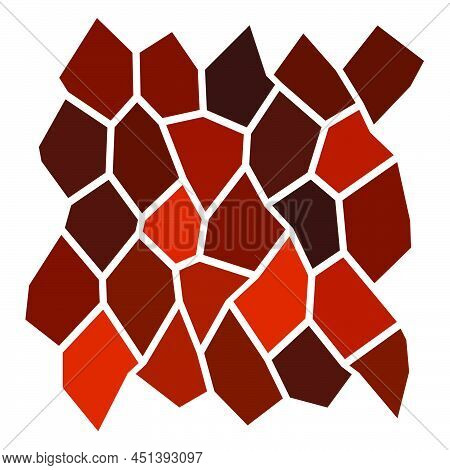 Stone, Rock, Pebble Wall Pattern, Texture. Construction, Building, Revetment Concept Illustration