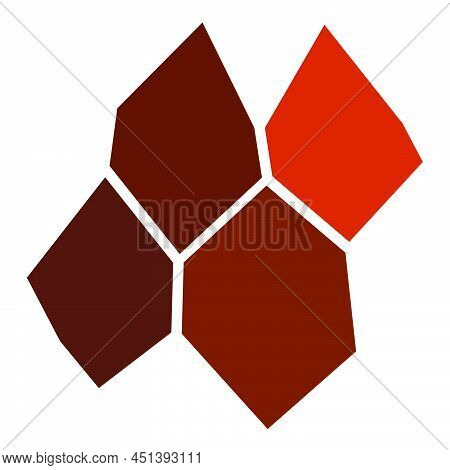 Stone, Rock, Pebble Wall Pattern, Texture. Construction, Building, Revetment Concept Illustration