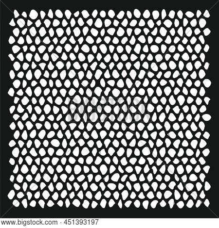 Stone, Rock, Pebble Wall Pattern, Texture. Construction, Building, Revetment Concept Illustration