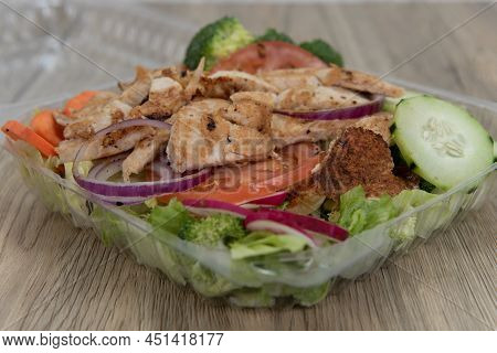 Tempting Fast Food Meal On The Go.