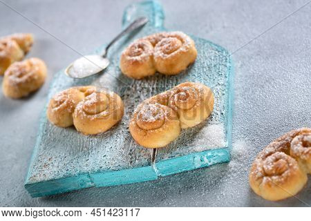 Biscuit. Delicious Cottage Cheese Cookies. High Quality Photo