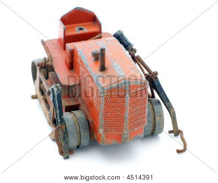 Piros traktor játék