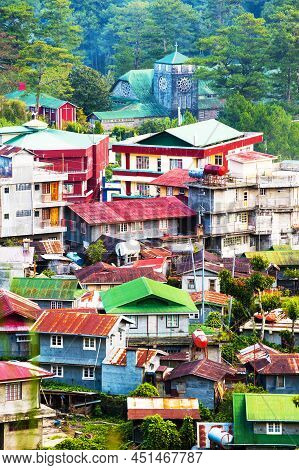 View Of Sagada Village From Luzon Island, Philippines