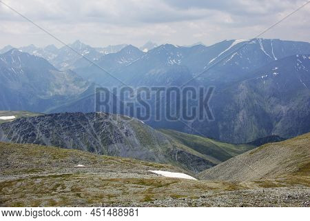 Mountain Altai Landscape, Russia. Karaturek Pass