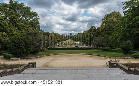Vorst Forest, Brussels Capital Region - Belgium - 09 07 2019 Panoramic View From The Duden City Park