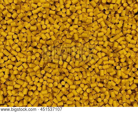 Yellow Pvc Plastic Granules Background Polymer Black Plastic Beads Resin Polymer Pallet Plastic Resi