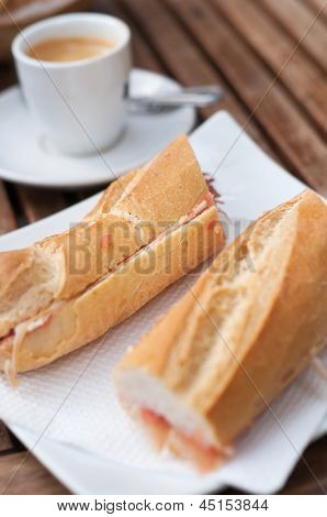 อาหารเช้า Bocadillo