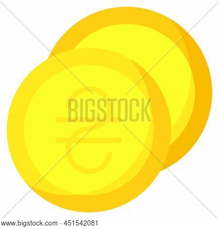 Hryvnia Icon, Ukraine And Ukrainians Related Vector Illustration