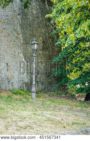 Petrovaradin, Serbia - July 17. 2019: Medieval Petrovaradin Fortress Novi Sad Serbia. Newer Lighting