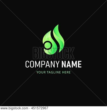 Colorful Abstract Logo Design. Gradient Style Company Logo