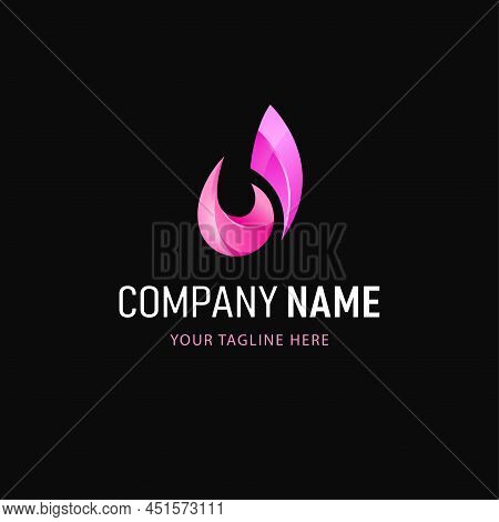 Colorful Abstract Logo Design. Gradient Style Company Logo