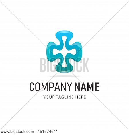 Colorful Abstract Logo Design. Gradient Style Company Logo
