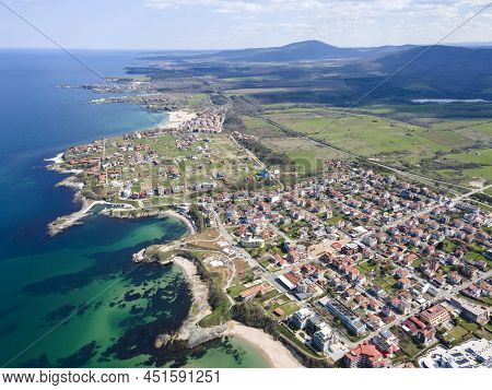 Aerial View Of Village Of Lozenets, Bulgaria