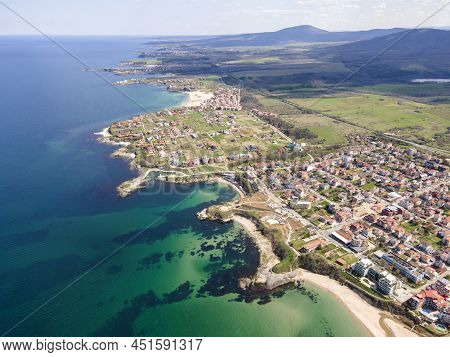 Aerial View Of Village Of Lozenets, Bulgaria