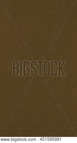 Dark Brown Colored Paper Texture. Textured Surface With Cellulose Fibers. Cigar Coloured Vertical Ba
