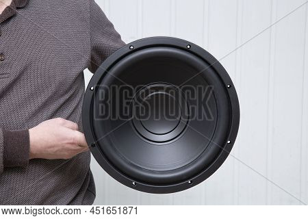 A Subwoofer For The Car.car Audio System.music In The Car.