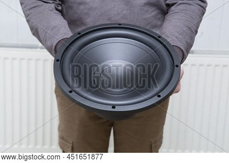 A Subwoofer For The Car.car Audio System.music In The Car.