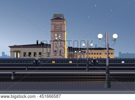 Сentral Railway Station, The Evening Train Is Leaving.