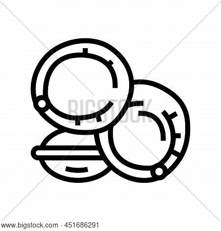 Amaranth Seed Line Icon Vector. Amaranth Seed Sign. Isolated Contour Symbol Black Illustration