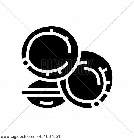 Amaranth Seed Glyph Icon Vector. Amaranth Seed Sign. Isolated Contour Symbol Black Illustration