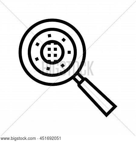 Burner Fondue Line Icon Vector. Burner Fondue Sign. Isolated Contour Symbol Black Illustration