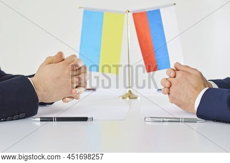 Negotiations Between Representatives Of Ukraine And Russia On Resolving Military Conflict.