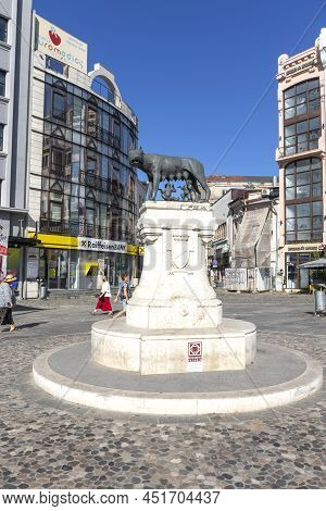 Lupa Capitolina In City Of Bucharest, Romania