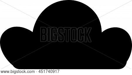 Black Simple Vecrot Graphic Element Text Bubble