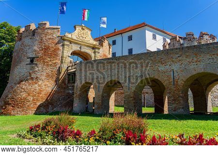 Siklos Castle On A Beautiful Summer Day In Hungary