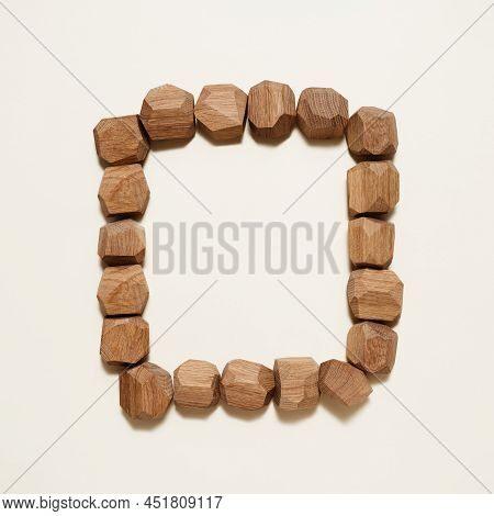 Tumi Ishi Japanese Board Game Meditation, Eco-friendly Wooden Polygonal Stones For Building High Tow